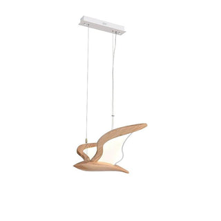Swoop Biomorphic Wood Chandelier