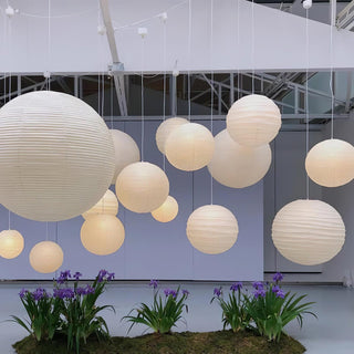 Washi Paper Oriental Mulberry Paper Pendant Light