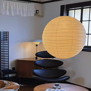 Washi Paper Oriental Mulberry Paper Pendant Light