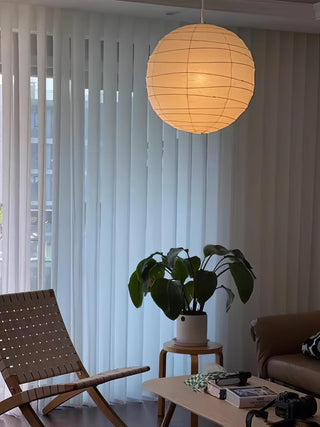 Washi Paper Oriental Mulberry Paper Pendant Light