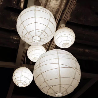 Washi Paper Oriental Mulberry Paper Pendant Light