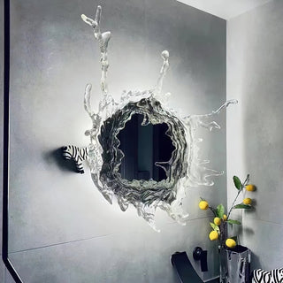 Aqua Splash Mirror Wall Light