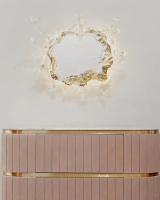 Aqua Splash Mirror Wall Light
