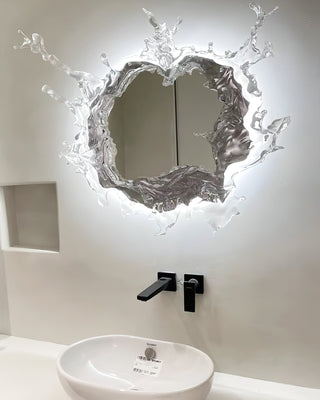 Aqua Splash Mirror Wall Light