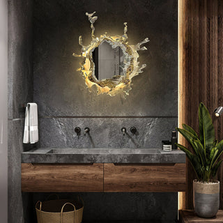 Aqua Splash Mirror Wall Light