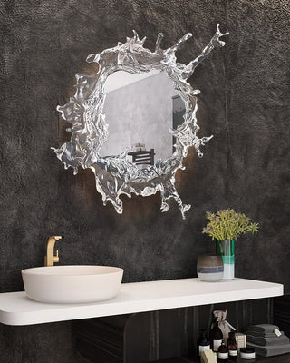 Aqua Splash Mirror Wall Light