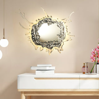 Aqua Splash Mirror Wall Light