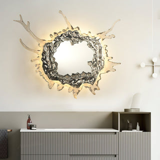 Aqua Splash Mirror Wall Light