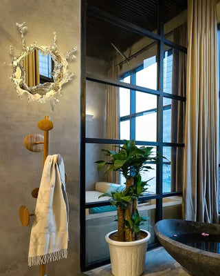 Aqua Splash Mirror Wall Light