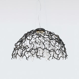 Water Dome Sculptural Brass Chandelier