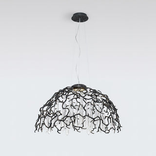 Water Dome Sculptural Brass Chandelier