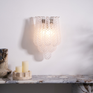 Astrid Textured Glass Wall Light