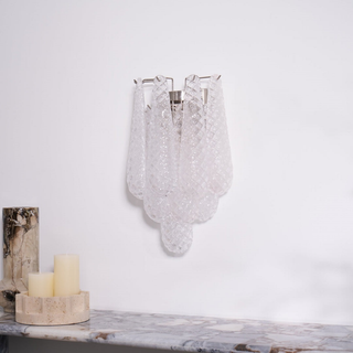Astrid Textured Glass Wall Light