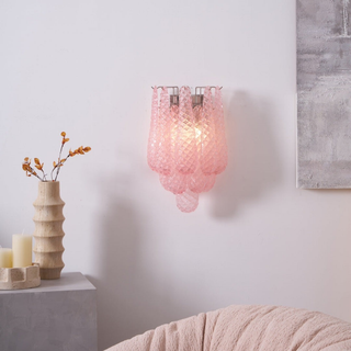 Astrid Textured Glass Wall Light