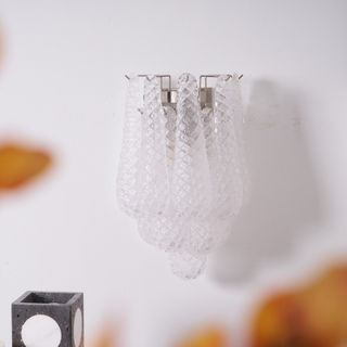 Astrid Textured Glass Wall Light
