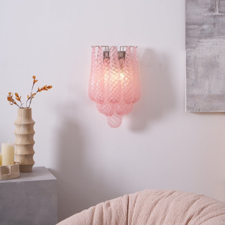 Astrid Textured Glass Wall Light