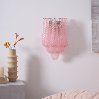 Astrid Textured Glass Wall Light