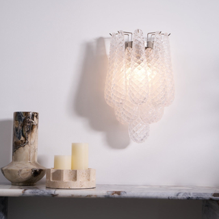 Astrid Textured Glass Wall Light
