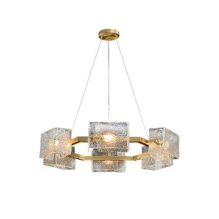 Lumina Water Ripple Glass Chandelier