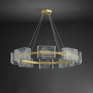 Lumina Water Ripple Glass Chandelier