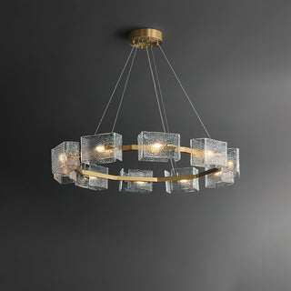 Lumina Water Ripple Glass Chandelier
