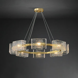 Lumina Water Ripple Glass Chandelier