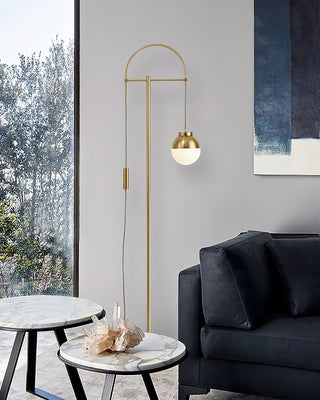 Arco Modern Glass Floor Lamp