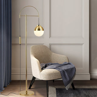 Arco Modern Glass Floor Lamp