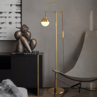 Arco Modern Glass Floor Lamp