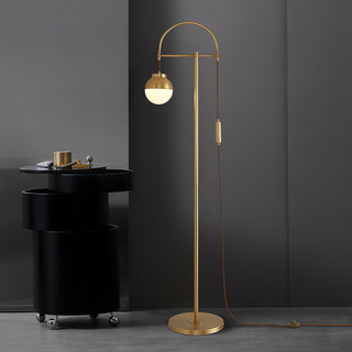 Arco Modern Glass Floor Lamp