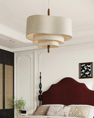 Wave Ladder Sculptural Fabric Pendant Light