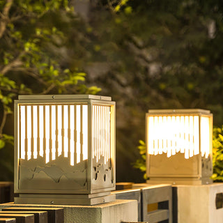 Linyi Traditional Chinese Metal Garden Light