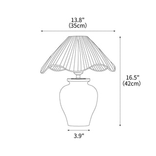 Wavecrest Vintage Raffia Table Light