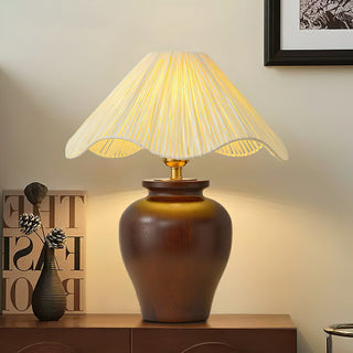 Wavecrest Vintage Raffia Table Light