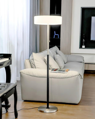 White Galaxy Modern Metal Floor Light