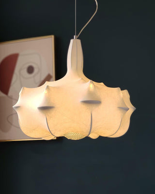 White Ghost Art Deco Carbon Steel Chandelier