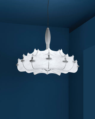 White Ghost Art Deco Carbon Steel Chandelier