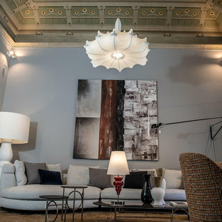 White Ghost Art Deco Carbon Steel Chandelier