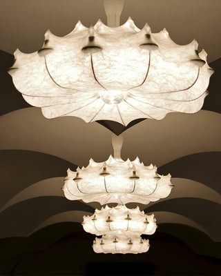 White Ghost Art Deco Carbon Steel Chandelier