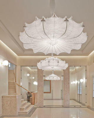 White Ghost Art Deco Carbon Steel Chandelier