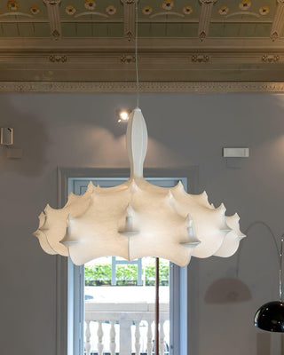 White Ghost Art Deco Carbon Steel Chandelier