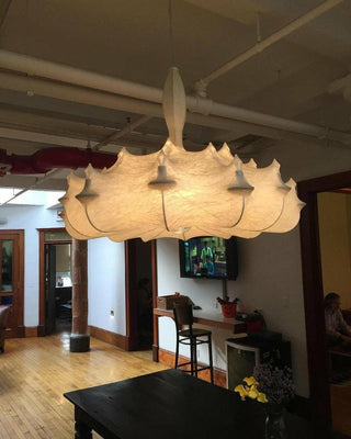 White Ghost Art Deco Carbon Steel Chandelier