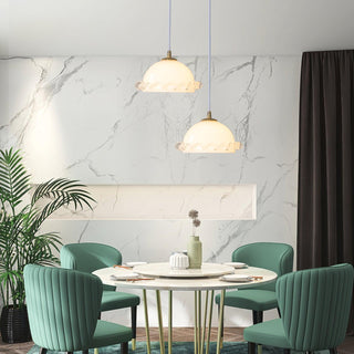 Mireille Mid-Century Modern Glass Pendant Light