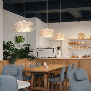 Halon  Sculptural Floral Acrylic Pendant Light