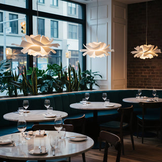 Halon  Sculptural Floral Acrylic Pendant Light