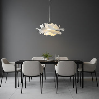 Halon  Sculptural Floral Acrylic Pendant Light