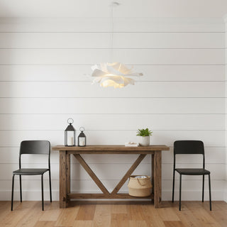 Halon  Sculptural Floral Acrylic Pendant Light