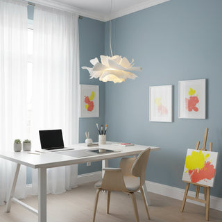 Halon  Sculptural Floral Acrylic Pendant Light