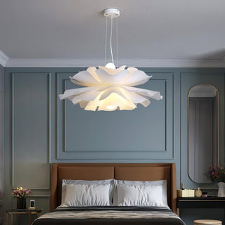 Halon  Sculptural Floral Acrylic Pendant Light