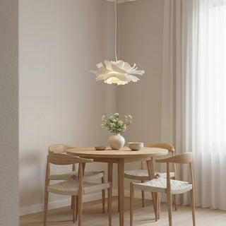 Halon  Sculptural Floral Acrylic Pendant Light